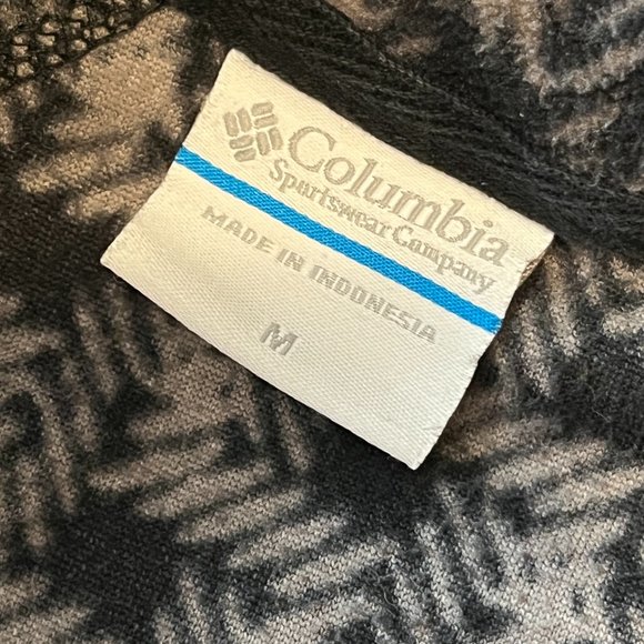 COLUMBIA Fleece 1/3 Zip Turtle Neck Sz M - Picture 10 of 16